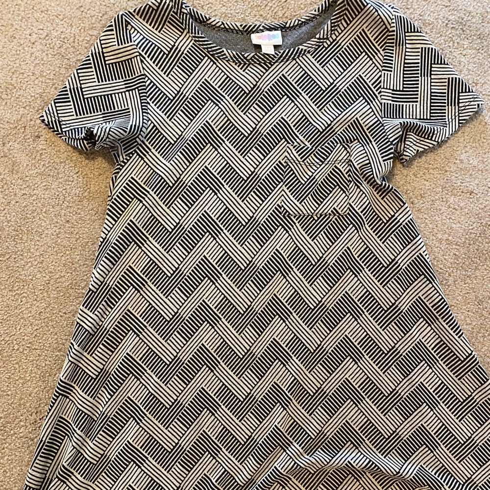Lularoe Carly Casual Dress Cute Fall Design!